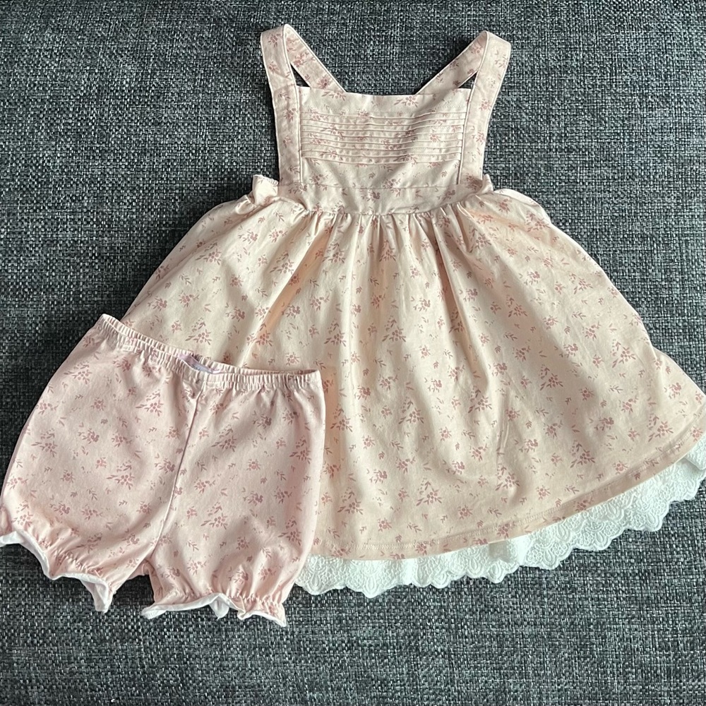 SweetHoney Girl’s Pinafore Set Size 5